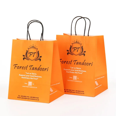 Quality Personalised Paper Shopping Bag Greaseproof For Boutiques Promotional Events factory