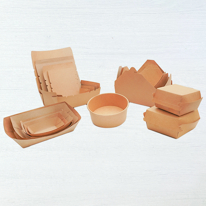 Quality White Kraft Paper Food Bowl Sustainable Container Christmas Printable For Soup factory