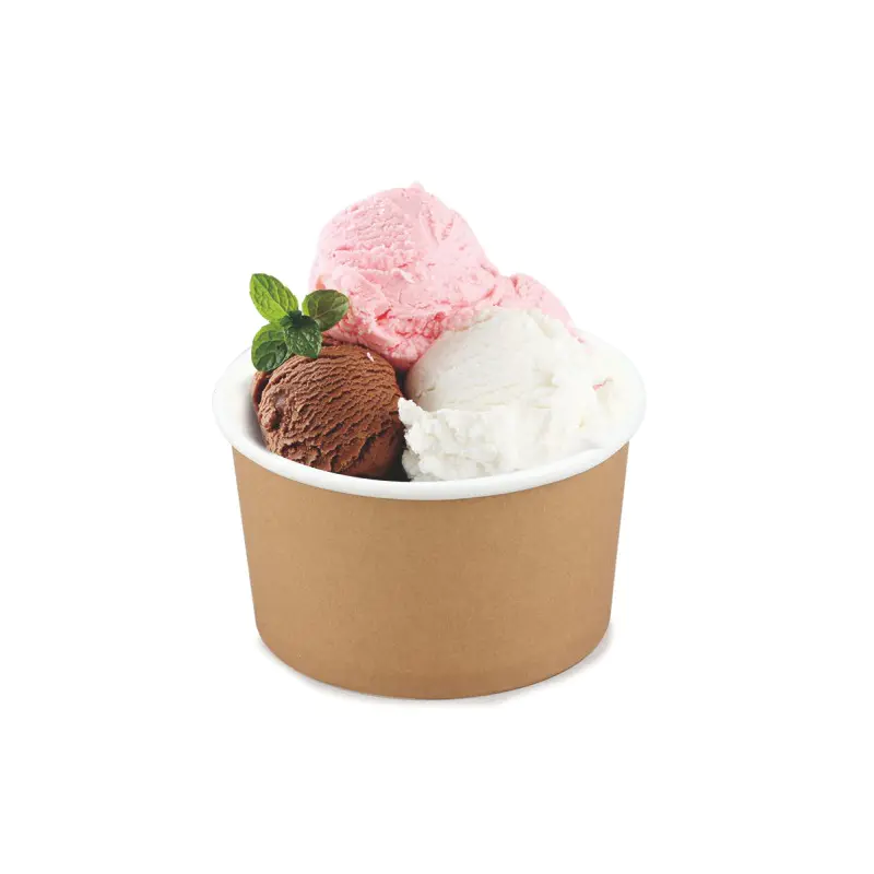 품질 Leak Resistant Paper Dessert Cups Bowls Biodegradable For Party Favors 공장