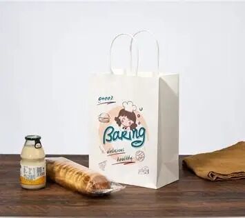 Quality Custom Recycled Specialty Paper Bags Boutique Sustainable Shopping Packaging factory