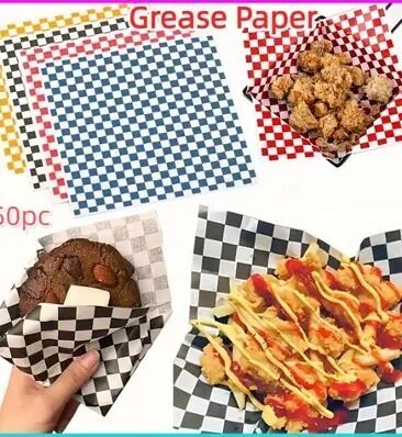 Quality Custom Greaseproof Food Wrapping Paper Sandwich Food Packaging Heat Resistant factory