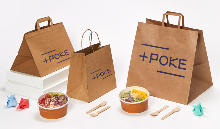 Quality Sustainable Twisted Handle Small Paper Carry Bags For Retail Grocery Packaging factory