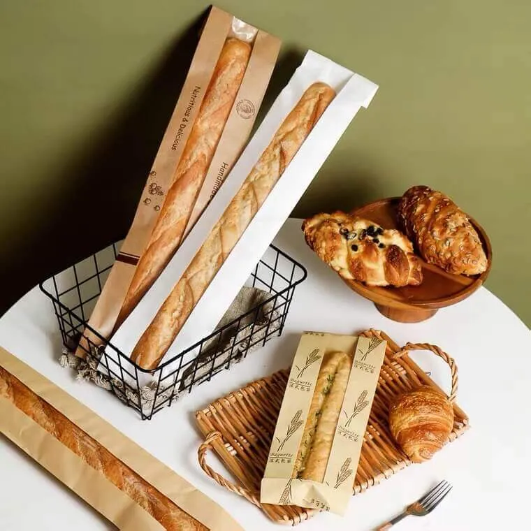 Quality Printed Foodsafe Bakery Paper Bags 1Lb Greaseproof Ecofriendly Packaging factory