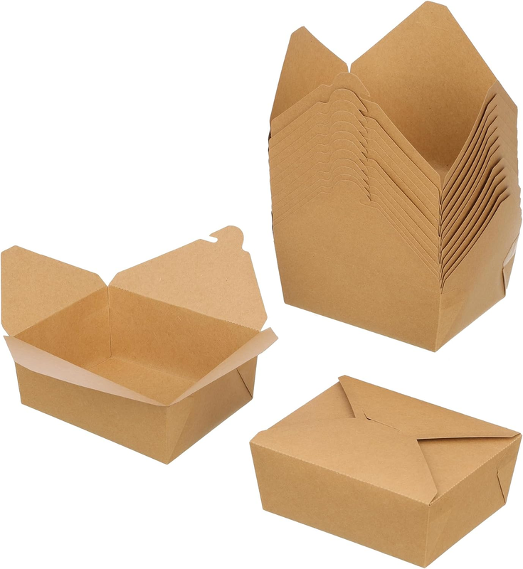 Quality Stackable Food Disposable Containers Biodegradable Takeaway Packaging Box 8 Oz-64 Oz factory