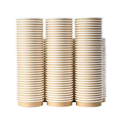 Quality Scalloped Disposable Compostable Paper Cups 5 Ounce Multipack factory