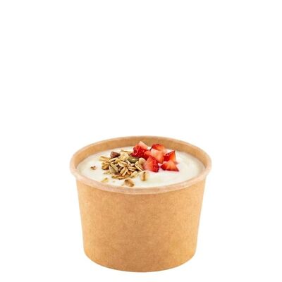 Quality Food Service Paper Dessert Cups For Gelato Ice Cream Biodegradable Customized factory