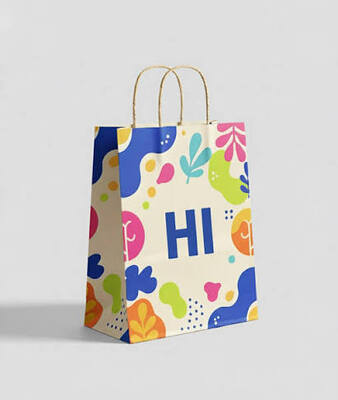 Quality Lightweight Flat Brown Grocery Bags Euro Tote Bags Cosmetic Packaging factory