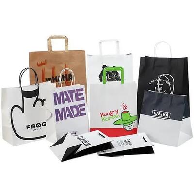 Quality Foldable Retail Shopping Bags Custom Printed Paper Carrier Bags For Skincare Product factory