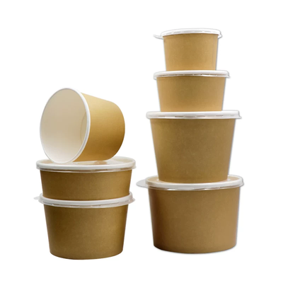 Quality Flexographic Printing Christmas Paper Food Bowl 1000ml Dishwasher Safe factory