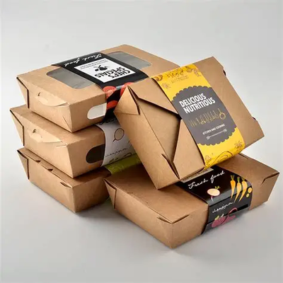 Quality 8 Oz Takeaway Kraft Paper Food Bowl 100% Biodegradable Customized factory