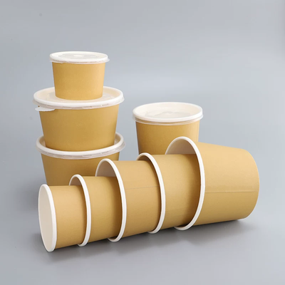 Quality Flexographic Printing Christmas Paper Food Bowl 1000ml Dishwasher Safe factory