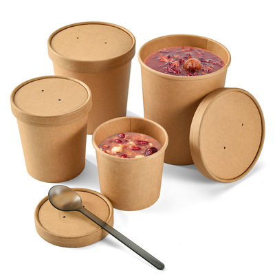 Quality 200 Gram Airtight Paper Food Bowl Container 1000ml ODM factory