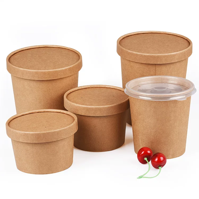 Quality 200 Gram Airtight Paper Food Bowl Container 1000ml ODM factory