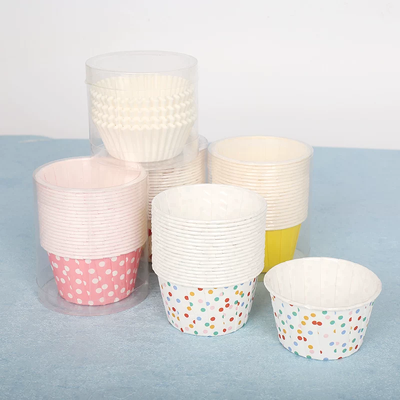 Quality FDA Approved Mini Paper Sundae Cups Eco Friendly Disposable Serving For Dessert factory