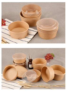 Quality Reusable Microwavable Paper Bowl 720 Ml For Hot Food factory