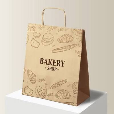 Quality Heavy Duty Bulk Paper Carry Bags White Brown Shopping Tote ODM factory