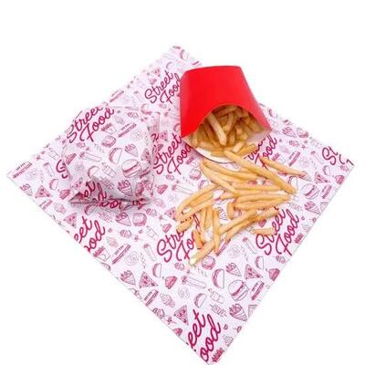 Quality Uncoated FDA Approved Food Grade Food Packaging Paper Sandwich Wrapping Oil Resistant Packaging factory
