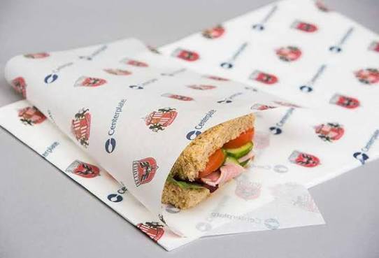 Quality Commercial Greaseproof Food Wrapping Paper Snacks Hotdog Wrappers factory