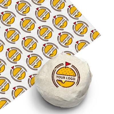 Quality Commercial Greaseproof Food Wrapping Paper Snacks Hotdog Wrappers factory