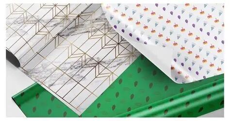 Quality Recyclable Happy Birthday Gift Wrap Papers Printable Wrapper Fade Resistant factory