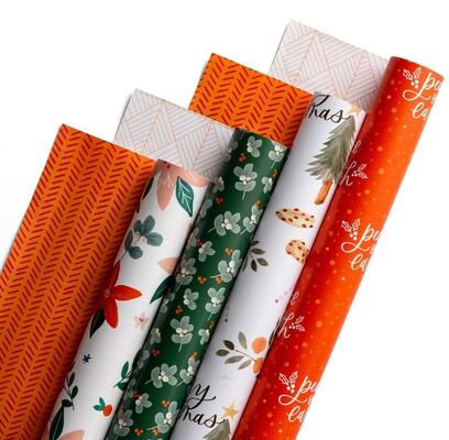 Quality Recyclable Happy Birthday Gift Wrap Papers Printable Wrapper Fade Resistant factory