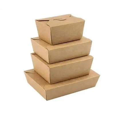 Quality Chinese Rectangular Paperboard Takeaway Food Boxes Biodegradable factory