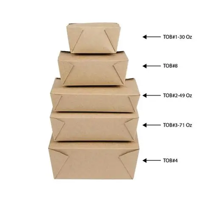 Quality OEM Stackable Cardboard Takeout Food Boxes For Delivery Storage factory