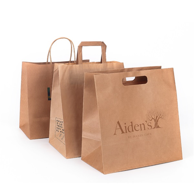 Quality Custom Environmental Friendly Take Out Food Bags For Food Delivery And Shoe Packaging factory