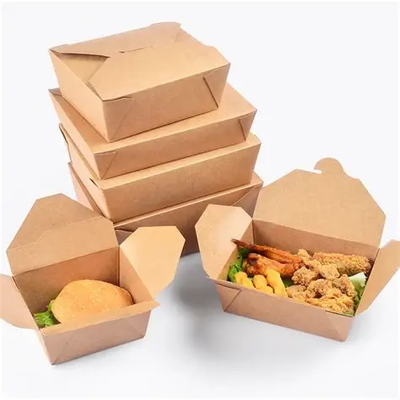 Quality Chinese Rectangular Paperboard Takeaway Food Boxes Biodegradable factory