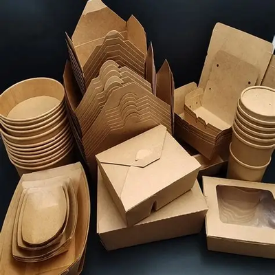 Quality Custom Printed Sustainable Takeaway Packaging Disposable Cardboard Food Containers factory
