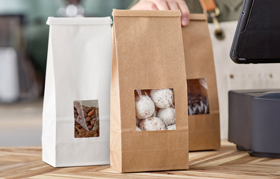 Quality Small Biodegradable Grease Bags For Pastry Cookies Baking Food factory