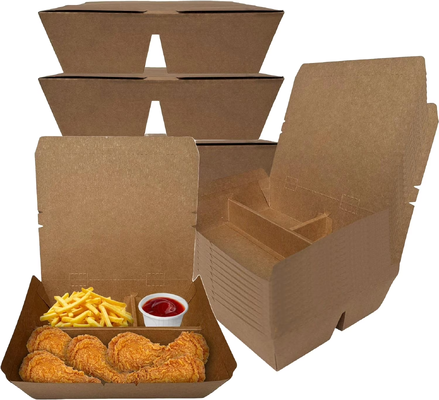 Quality Stackable Food Disposable Containers Biodegradable Takeaway Packaging Box 8 Oz-64 Oz factory
