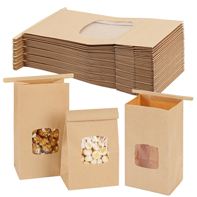 Quality Food Grade Greaseproof Bakery Paper Bags Eco Friendly Sustainable Packaging factory