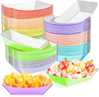 Quality OEM Melamine Brown Paper Serving Tray For Catering And Events factory