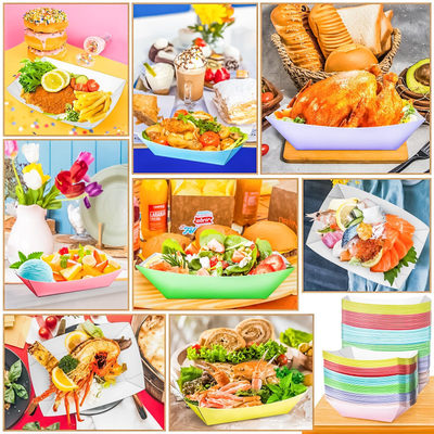 Qualité OEM Melamine Brown Paper Serving Tray For Catering And Events Usine