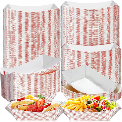 Jakość Bulk Hot Dog Paper Trays Serving Boat For Appetizers Desserts fabryka