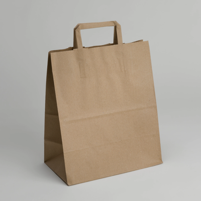 Quality Bulk Chinese Aiuminum Foil Takeaway Paper Bags Packaging Solution Brown White factory